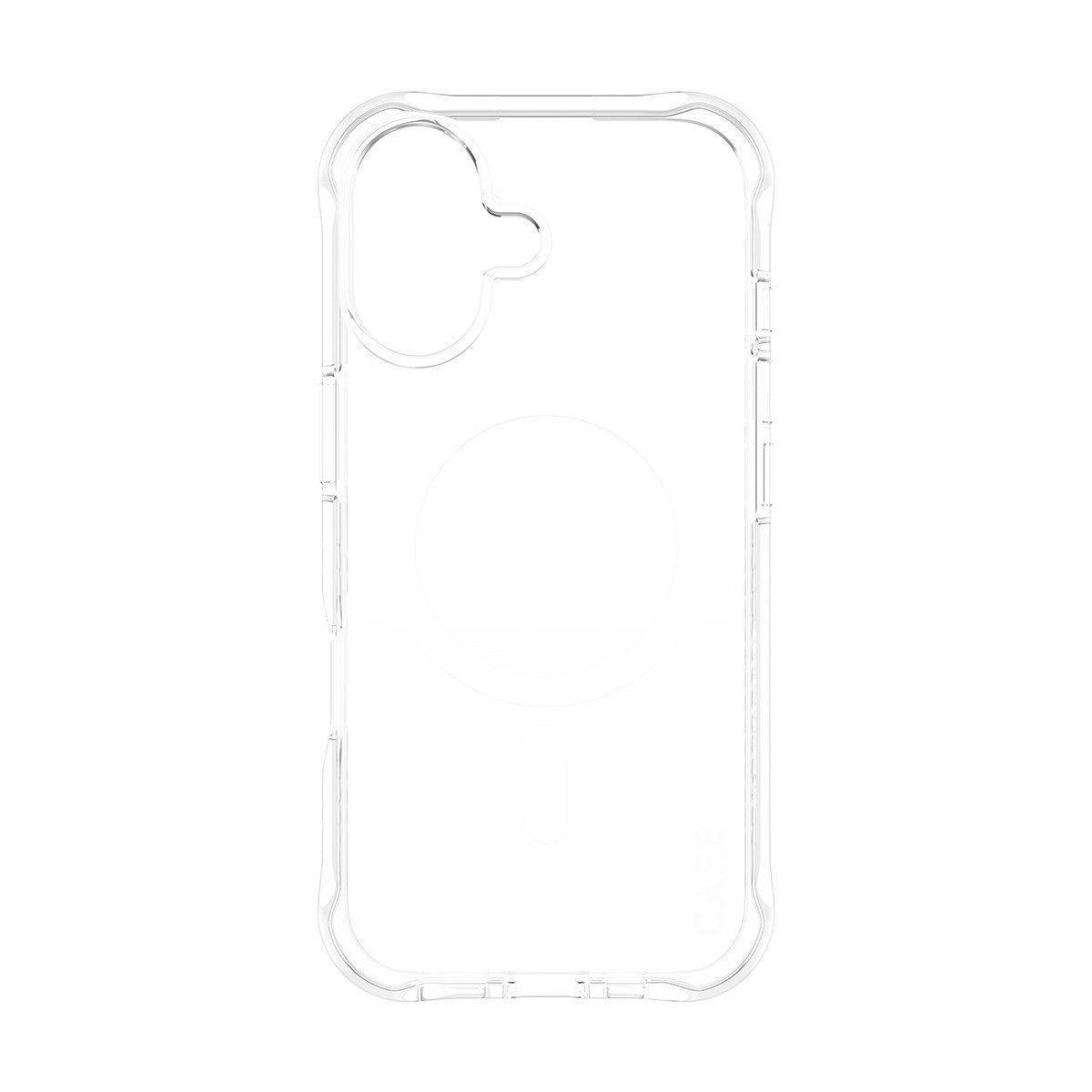 CARE™ by PanzerGlass® Samba Case Transparent m. Weiß MagSafe iPhone 17